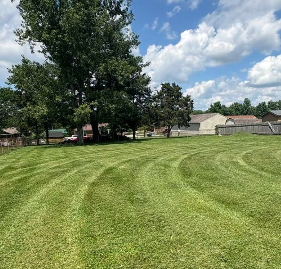Bryant's Best Outdoor Services completed landscaping project in Louisville Kentucky
